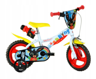 Dino Bikes Dětské kolo Králíček Bing, bílé, 12"