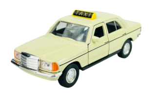 Welly Mercedes-Benz E-Class 230E cream Taxi, 1:34-39