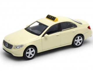 Welly Mercedes Benz 2016 E-Class TAXI cream, 1:34-39