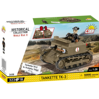 Cobi 2658 II WW Tankette TK-3, 1:28, 323 kostek