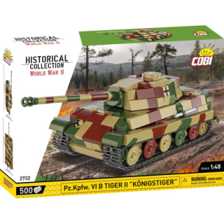 Cobi 2732 II WW PzKpfw VI B Tiger II Konigstiger, 1:48, 500 kostek