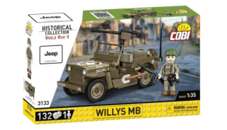 Cobi 3133 II WW Willys MB, 1:35, 132 kostek