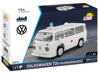 Cobi 24619 Volkswagen T2b Sanitka, 1:35, 169 kostek
