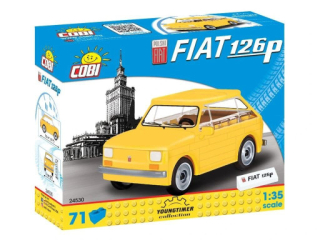 Cobi 24530 Fiat 126p Maluch, 1:35, 71 kostek