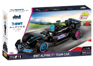 Cobi 1684 BWT Alpine F1 team car, 276 kostek, 1 figurka
