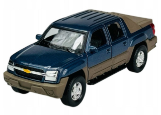 Welly Chevrolet ´02 Avalanche, modrý 1:34-39