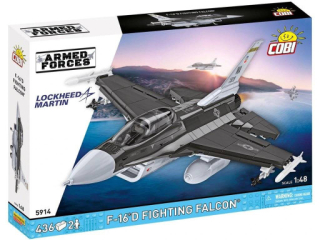 Cobi 5914 Armed Forces F-16 D FIGHTING FALCON,1:48, 436 kostek