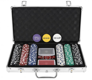 Poker sada 300 žetonů v HQ kufru
