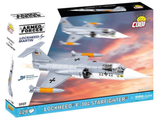 COBI 5907 Armed Forces Lockheed F-104 Starfighter, 1:48, 428 kostek