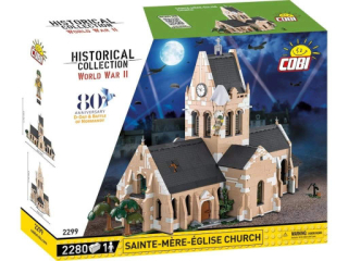 Cobi 2299 II WW Kostel Sainte-Mere-Eglise D-DAY, 2280 kostek