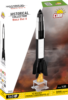 Cobi 3121 Německá balistická řízená střela V-2, 560 kostek, 1:35