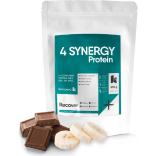 Kompava 4 SYNERGY Protein, čokoláda-banán, 500g