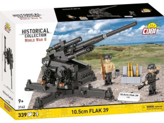 Cobi 3142 II WW 10,5 cm Flak 39, 1:35, 339 k, 2 f