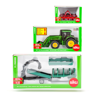 SIKU Farmer - set zemědělské stroje C, 1:32
