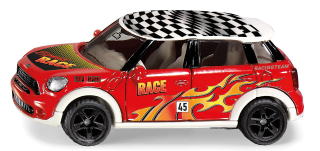 Style my SIKU - skládací model Mini Countryman Race červený