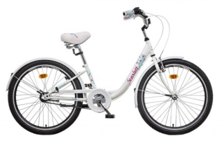 LIBERTY Dětské kolo SCARLETT 3spd 24, 2026 bílo-tyrkysové