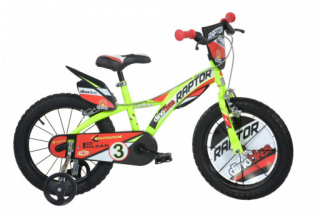 Dino Bikes Dětské kolo Raptor 14" neon yellow