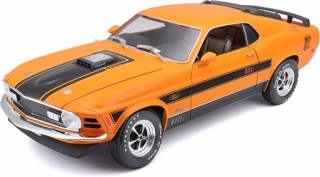 Maisto Ford Mustang Mach 1 (1970) Oranžový 1:18