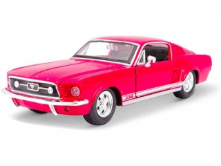 Maisto Ford Mustang GT (1967) červený 1:24