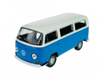 Welly Volkswagen ´72 T2 Bus (blue/cream) 1:34-39