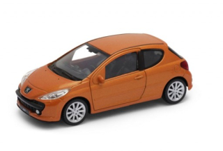 Welly Peugeot 207, Oranžový 1:34-39