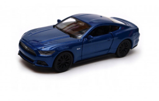 Welly Ford 2015 Mustang GT, modrý 1:34-39