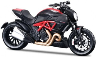 Maisto Ducati Diavel Carbon, Černá 1:18