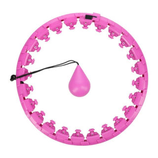 Masážní hula hoop Home FH01 se závažím, fialová