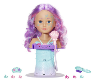Zapf Creation Baby Born česací hlava Mořská Víla