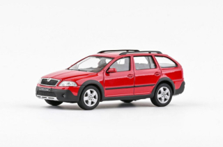 Škoda Octavia II Combi Scout (2007) Červená Corrida 1:43