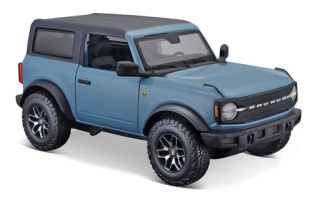 Maisto Kit Ford Bronco Badlands, Modrý 1:24