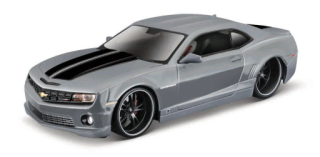 Maisto Stavebnice auta Chevrolet Camaro SS (2010), Šedé 1:24