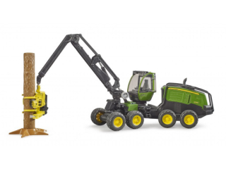 Bruder 2135 John Deere Harvester 1270G s kládou