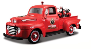 Maisto Harley Davidson Ford F-1 Pickup (1936) EL Knucklehead 1:24