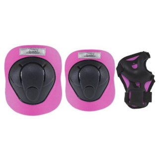 Nils Extreme H210 Souprava chráničů, vel. M, růžové