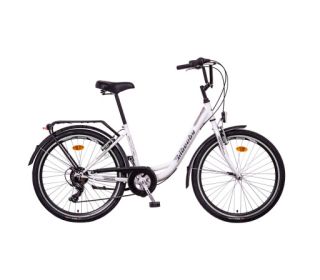 LIBERTY Městské jízdní kolo Avenue 26" 6 spd. 2026 červené, Přední vidlice Pevná