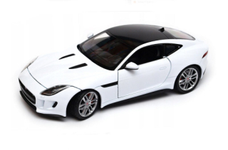 Welly Jaguar F-Type Coupe Bílý 1:24