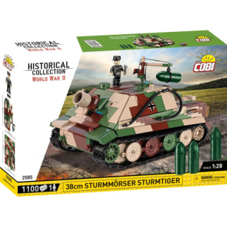 COBI 2585 II WW 38 cm Sturmmorser Sturmtiger, 1:28, 1100 kostek