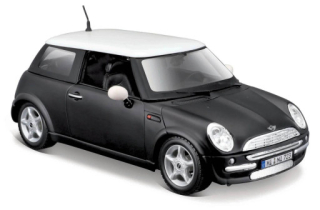 Maisto Mini Cooper, matně černá 1:24