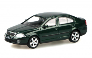 Abrex Škoda Octavia II (2004) Zelená Natur Metalíza 1:43