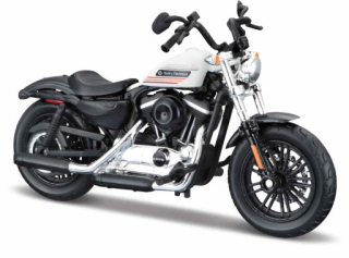 Maisto Harley Davidson Forty Eight Special (2018), bílá, 1:18