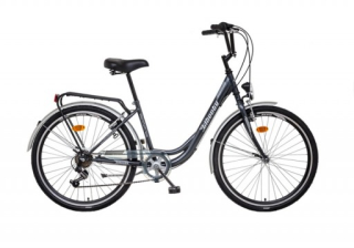 LIBERTY Městské jízdní kolo Avenue 26" 6 spd. 2026 antracitová, Přední vidlice Pevná