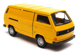 Welly Volkswagen T 3 Van žlutý 1:34-39