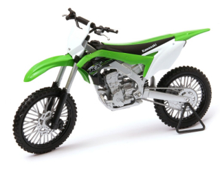 Welly Kawasaki 2017 KX 250F, zelená 1:10