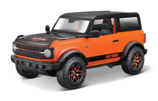 Maisto Harley Davidson Custom, 2021 Ford Bronco, 1:24