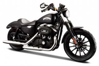 Maisto Harley Davidson Sportster Iron 883 (2014), matně černá, blister box, 1:18