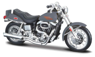 Maisto Harley Davidson FXS Low Rider (1977), šedá, blister box, 1:18