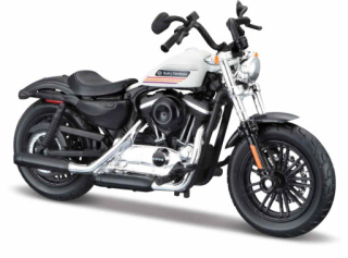 Maisto Harley Davidson Forty Eight Special (2018), blister box, bílá, 1:18