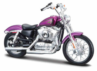 Maisto Harley Davidson XL 1200V Seventy Two (2013), fialová, 1:18