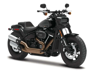 Maisto Harley Davidson 2022 Fat Bob 114, černá, 1:18
